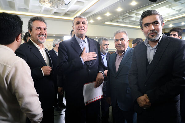 نشست خبری رئیس سازمان انرژی اتمی
