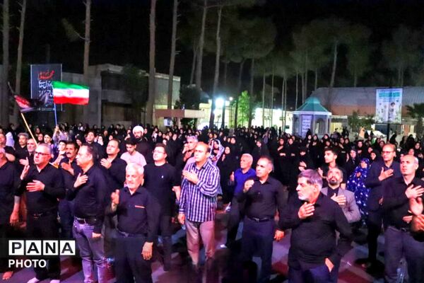 عزاداری شب هفتم محرم در امامزاه عمادالدین رباط‌کریم