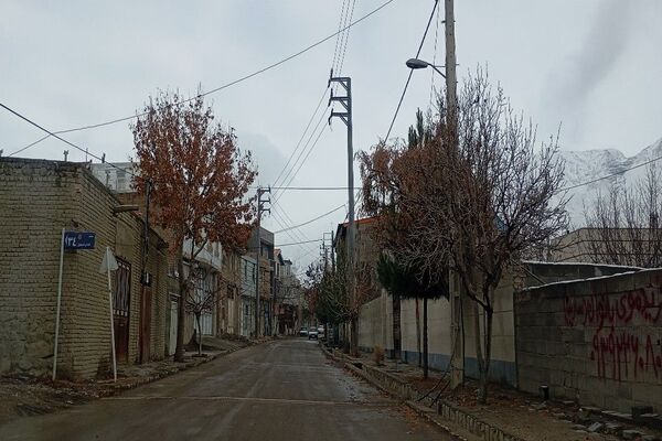 حال هوای شهر زیبای بار بعد از اولین بارش باران زمستانی