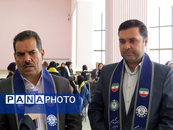 اردوی تمشک دختران بجنورد در اردوگاه شهید چمران 