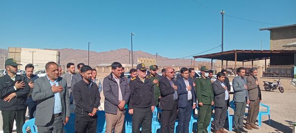  آیین افتتاح طرح شهید سردار سلیمانی در باخرز