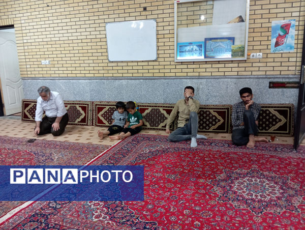 مراسم عزاداری شهادت امام محمد باقر(ع) در شهر جعفریه قم 