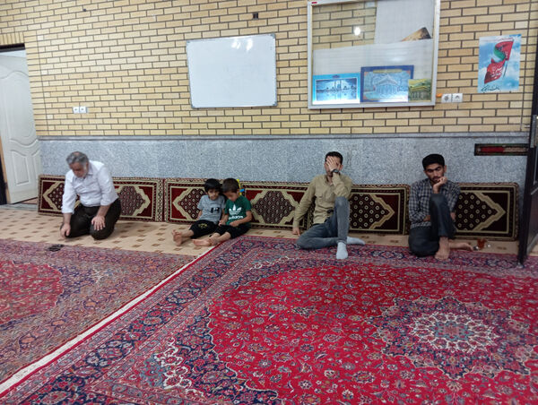 مراسم عزاداری شهادت امام محمد باقر(ع) در شهر جعفریه قم 