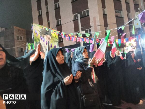 اجتماع مردمی میدان حجاب مشهد