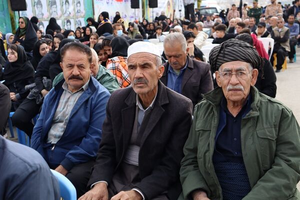 تشییع پیکر مطهر شهید گمنام در جوانرود