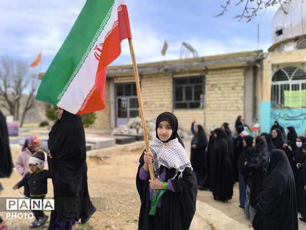 ندای مرگ بر آمریکا و اسرائیل مردم حماسه‌ساز میانکوه 
