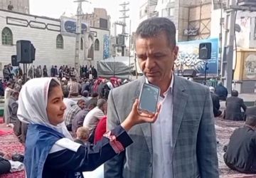 برپایی نماز عید فطر با حضور خبرنگاران پانا