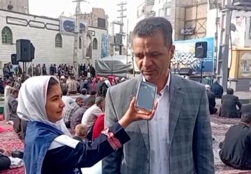 برپایی نماز عید فطر با حضور خبرنگاران پانا