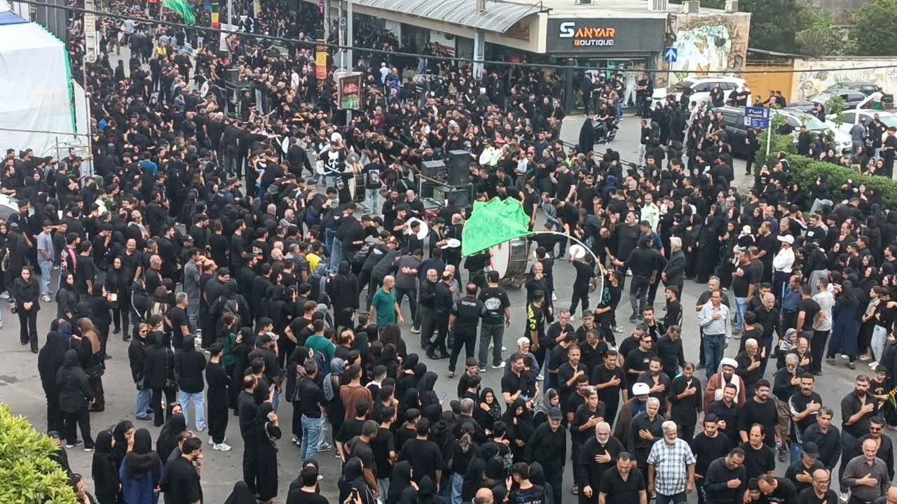 عزاداری تاسوعای حسینی در آمل 