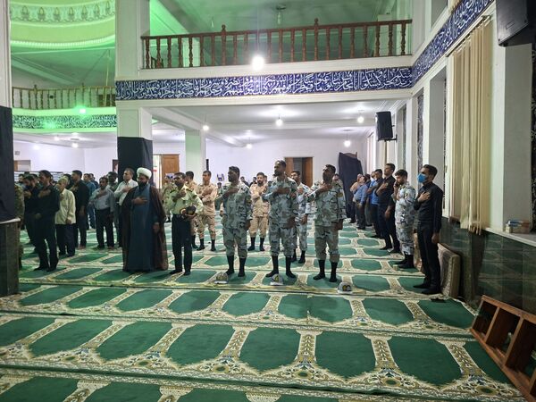مراسم ارتحال حضرت امام خمینی (ره) در جزیره بوموسی 