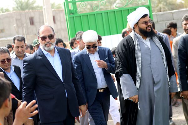 افتتاح زمین چمن روستای محمد آباد چاه ملک 