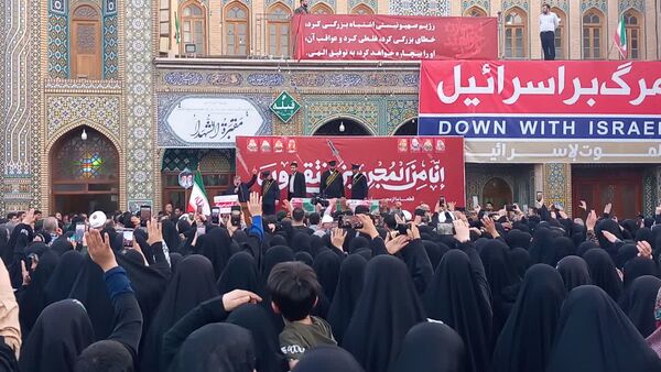 تشییع 8 شهید پدافند هوایی ارتش و هوافضای سپاه در قم