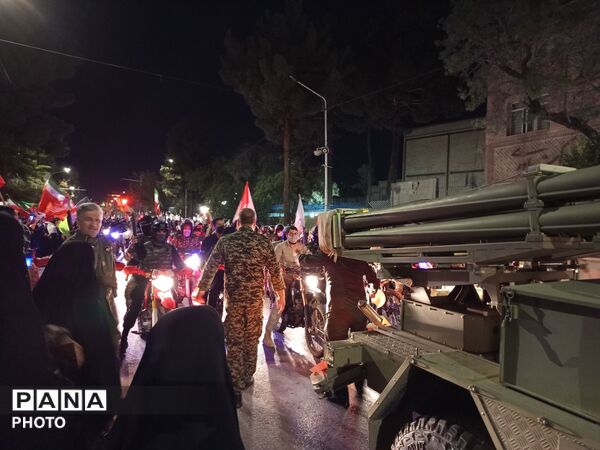 رزمایش «جان‌فدا»؛ نمایش آمادگی مردم نیشابور برای دفاع از کشور