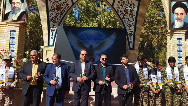  آیین افتتاحیه یادمان شهید دانش آموز اردوگاه باغرود نیشابور