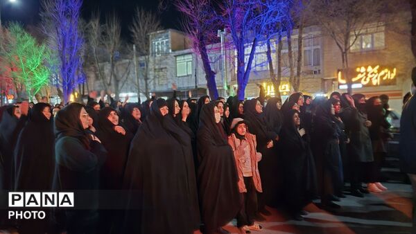 مردم فارسان، در سوگ رهبر انقلاب
