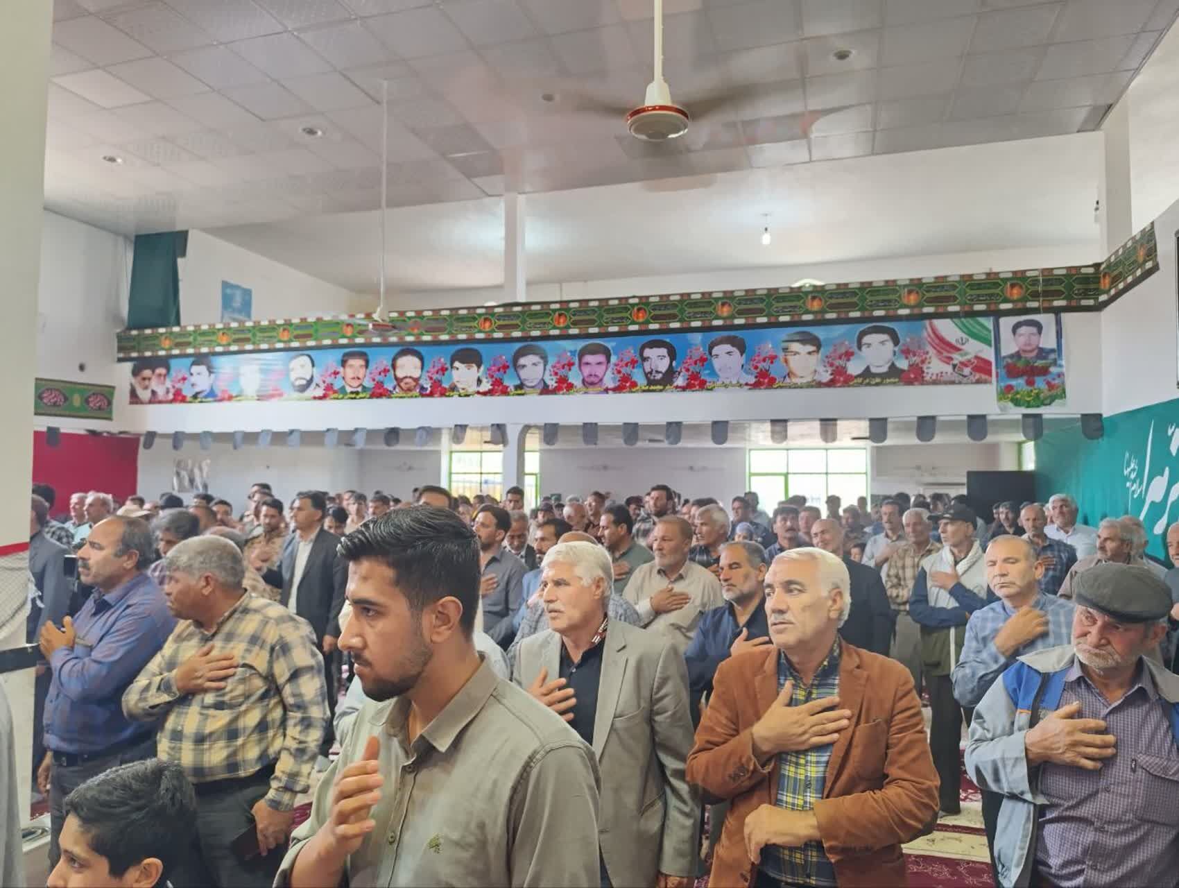 برگزاری یادواره ۱۲ شهید روستای چوکانلو شهرستان شیروان
