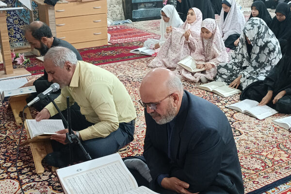 برگزاری مراسم معنوی اعتکاف در شهر صغاد