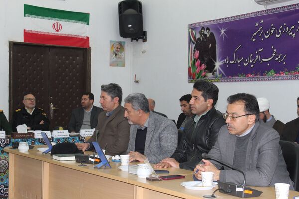 جلسه شورای اداری در شهرستان فاروج 