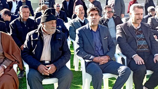 افتتاح چمن مصنوعی روستای قوژد