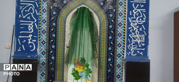 اولین مراسم نماز جماعت سال تحصیلی جدید در دبیرستان فرهنگیان 