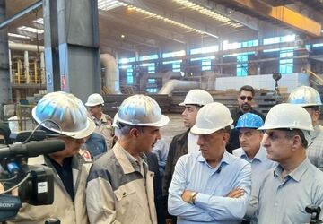 افتتاح طرح توسعه فولاد گیلان توسط معاون اجرایی رئیس‌جمهور