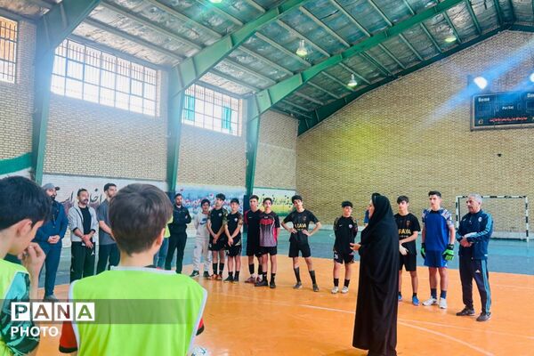 اختتامیه مسابقات فوتسال بین‌مدرسه‌ای پسران جام اقتدار ایران در پردیس