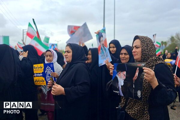 حماسه‌‌آفرینی باشتی‌ها در راهپیمایی روز قدس و تجدید بیعت با رهبری