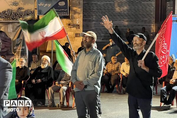 طنین‌انداز شدن فریاد «لبیک یا خامنه‌ای» در قلب فیروزکوه 