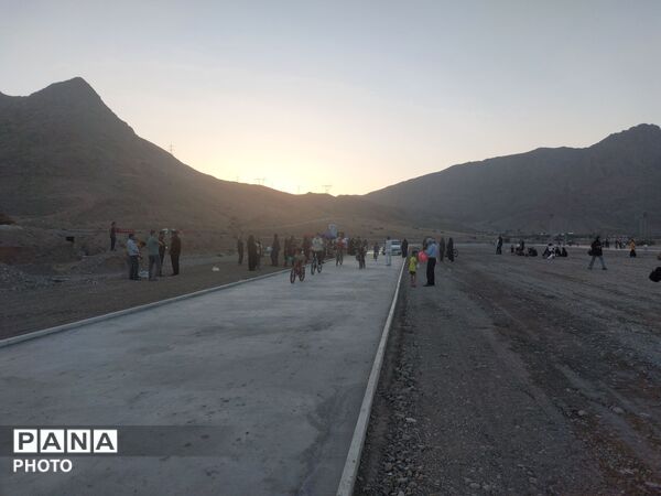 برگزاری همایش دوچرخه‌سواری به مناسبت عید سعید غدیرخم در حاجی‌آباد
