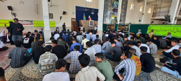 مراسم سوگواری شهادت دبیرکل حزب الله لبنان در مسجد النبی کوهنانی