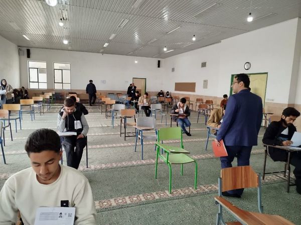 بازدید هیات کارشناسی اداره‌کل از حوزه‌های امتحانی خاتم 