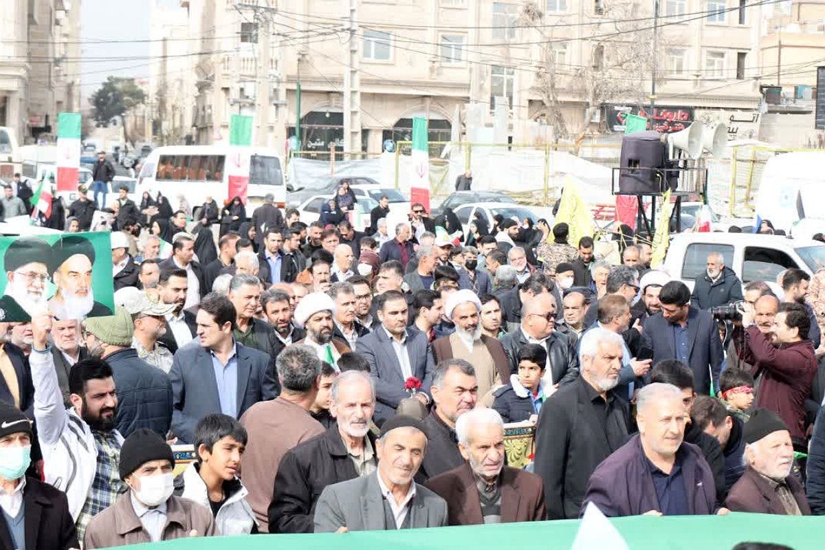 حماسه حضور مردم غیور باقرشهر و کهریزک در راهپیمایی ۲۲بهمن