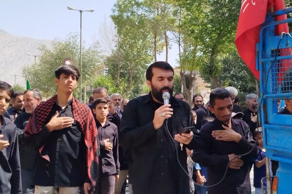 شکوه عزاداران رضوی در لردگان