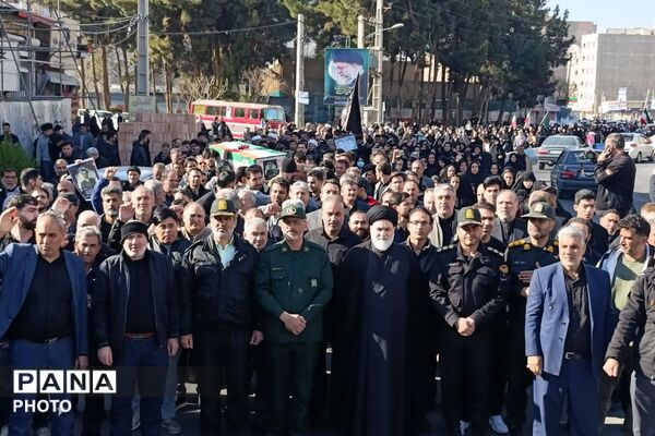 تشییع و تدفین پیکر شهید امیرحسن کاظمی