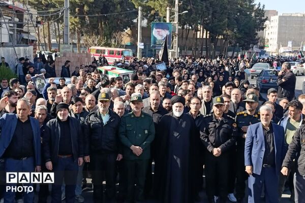 تشییع و تدفین پیکر شهید امیرحسن کاظمی