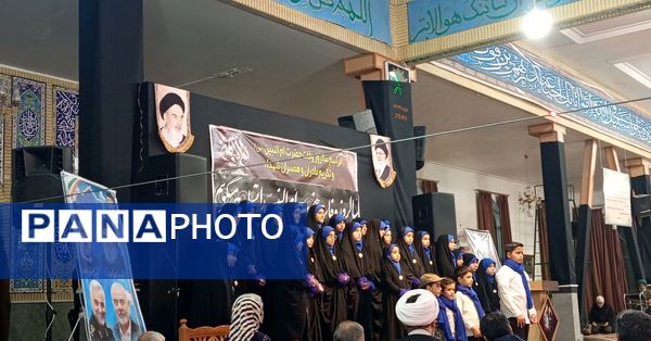 مراسم وفات ام الشهدا حضرت ام‌البنین در مسجد قدس نیشابور 