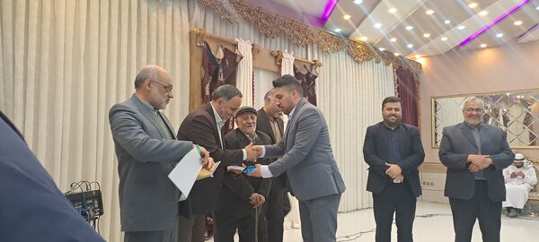  تقدیر از عوامل هیئت فرهنگیان نیشابور 