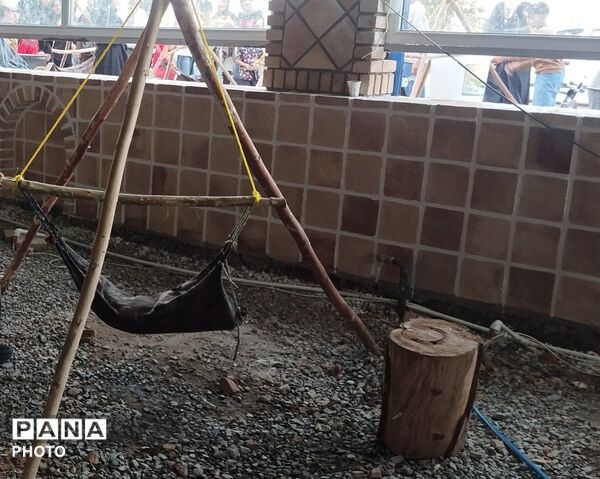 خدمت‌رسانی تنورخانه سنتی ایران در جشن غدیر جمکران