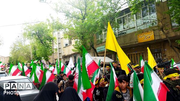 رزمایش نونهالان و نوجوانان مبارز مریانج و کوی یکن آباد