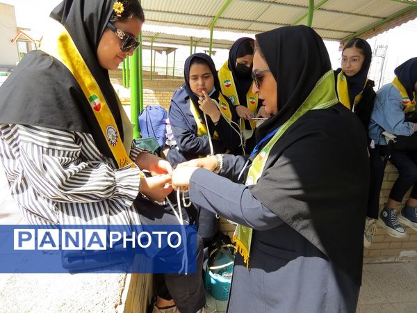 اردوی تمشک دختران بجنورد در اردوگاه شهید چمران 