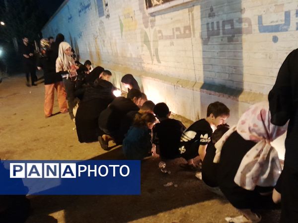 شمع‌های ماتم شام غریبان در لرستان