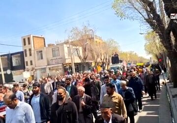 برگزاری راهپیمایی روز جهانی قدس در فریدونشهر 
