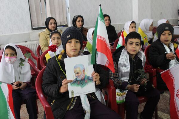 مراسم گرامیداشت شهید حاج قاسم سلیمانی در شهرستان سامان