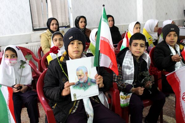 مراسم گرامیداشت شهید حاج قاسم سلیمانی در شهرستان سامان
