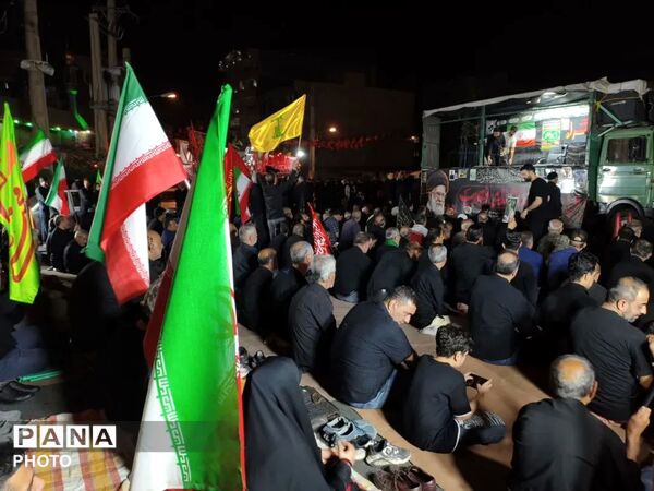 صد و چهاردهم تجمع اقتدار در فردیس با حال‌ و هوای محرم