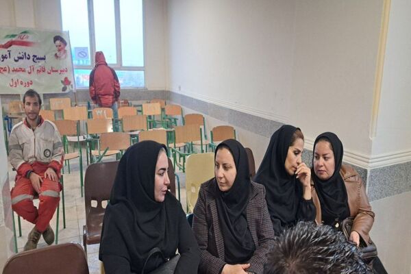 بیست‌وششمین مانور سراسری زلزله در مدرسه قائم آل محمد یاسوج