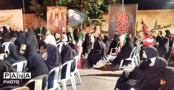 خیابان شهدای سراب در آستانه اربعین رهبر شهید