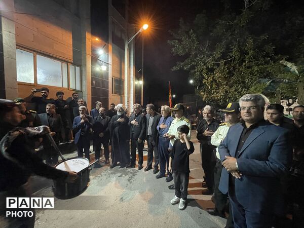 حضور مسئولین کاشمر در هیأت ابوالفضلی روستای قوژد