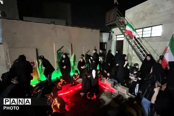 تجمع مردمی شهر صباشهر همزمان با مراسم شام غریبان  