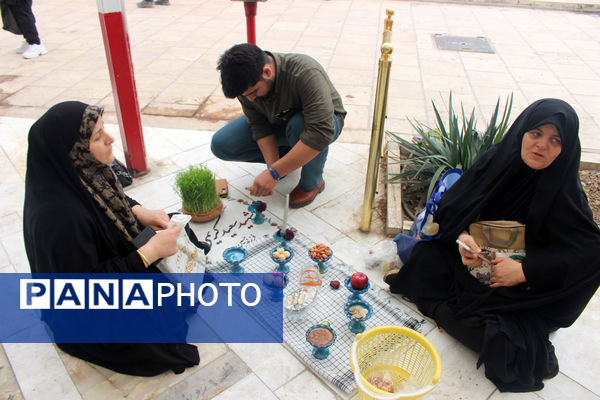 مراسم تحویل سال در گلزار شهدای قم